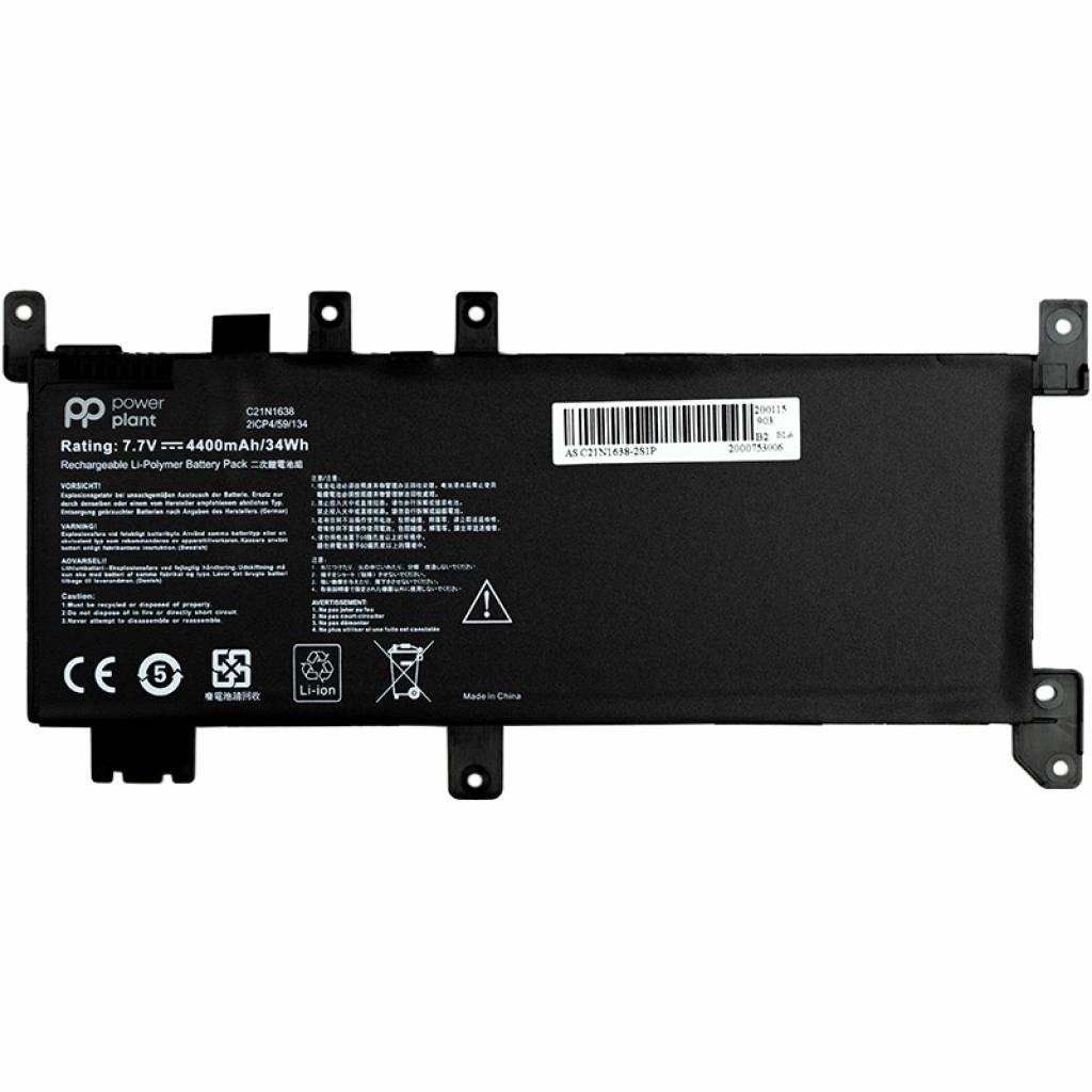 Акумулятор до ноутбука ASUS VivoBook A480U (C21N1638) 7.7V 4400mAh PowerPlant (NB431076) - зображення 1