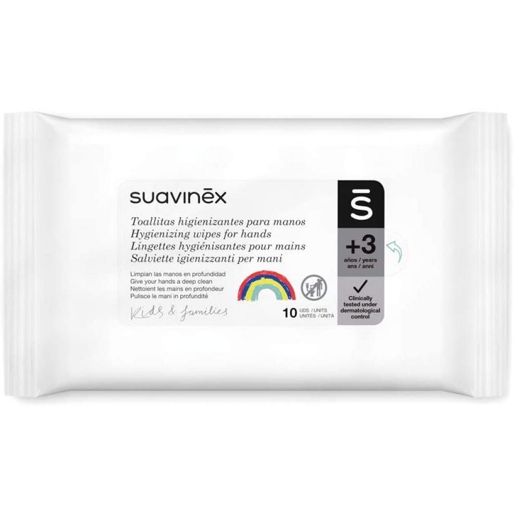 Дитячі вологі серветки Suavinex з антисептичним ефектом 10 шт (401245) - зображення 1