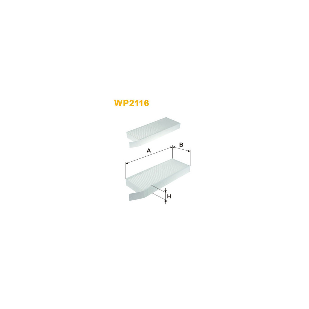 Фільтр салону Wixfiltron WP2116 - зображення 1