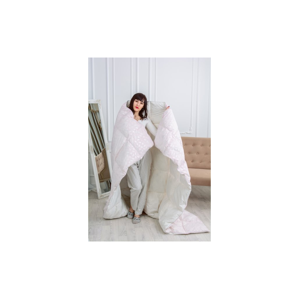 Ковдра MirSon пухова №1832 Bio-Pink 70% пух літо 140x205 см (2200003013092) - зображення 7