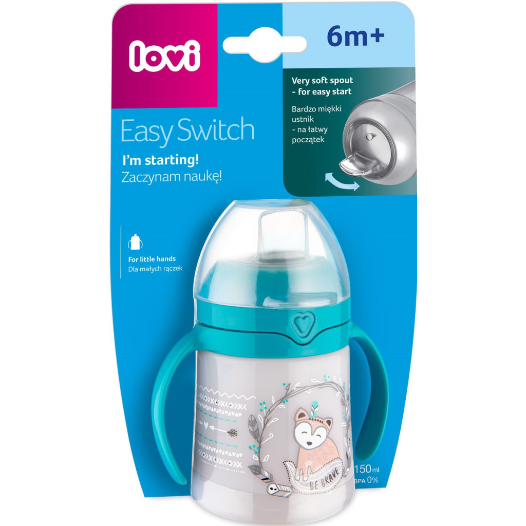 Поїльник-непроливайка Lovi Easy Switch Indian Summer 150 мл (35/352) - изображение 2
