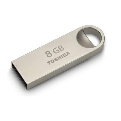 USB флеш накопичувач Toshiba 8GB Owari Metal USB 2.0 (THN-U401S0080E4) - зображення 4