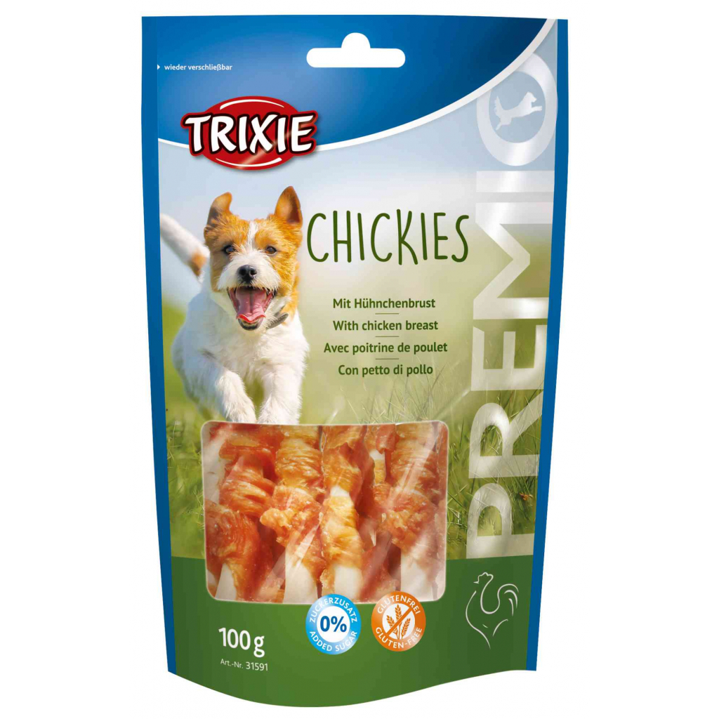Ласощі для собак Trixie Premio Chickies з кальцієм 100 г (4011905315911) - зображення 1