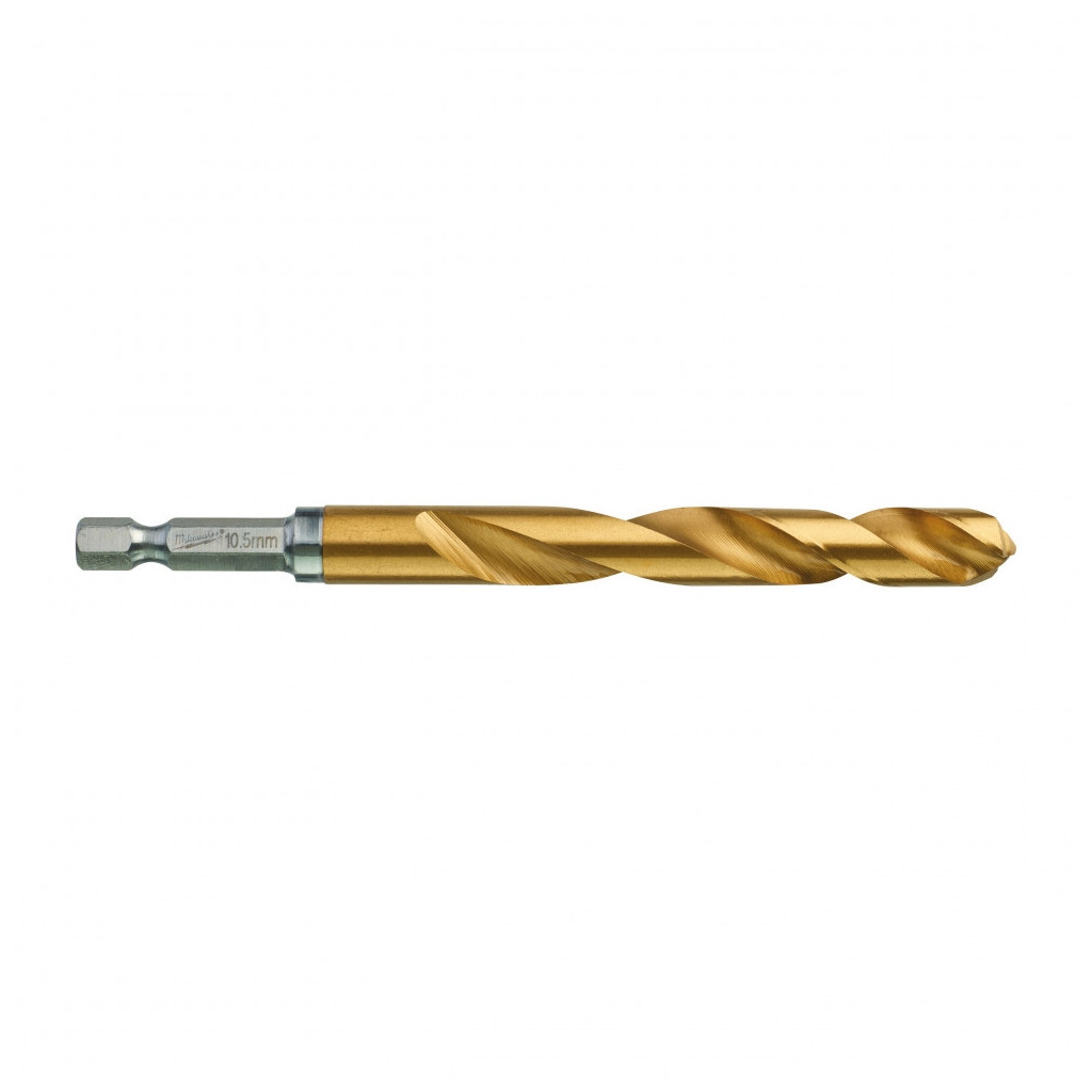 Свердло Milwaukee по металу RedHEX HSS-G TiN, 10,5мм (48894724) - изображение 2