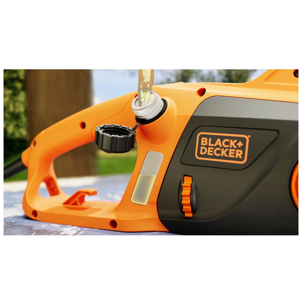 Ланцюгова пила Black&Decker 2.0 кВт, шина 45 см, швидкість 14,50 м/с, ланцюг 3/8' (BECS2245) - изображение 7
