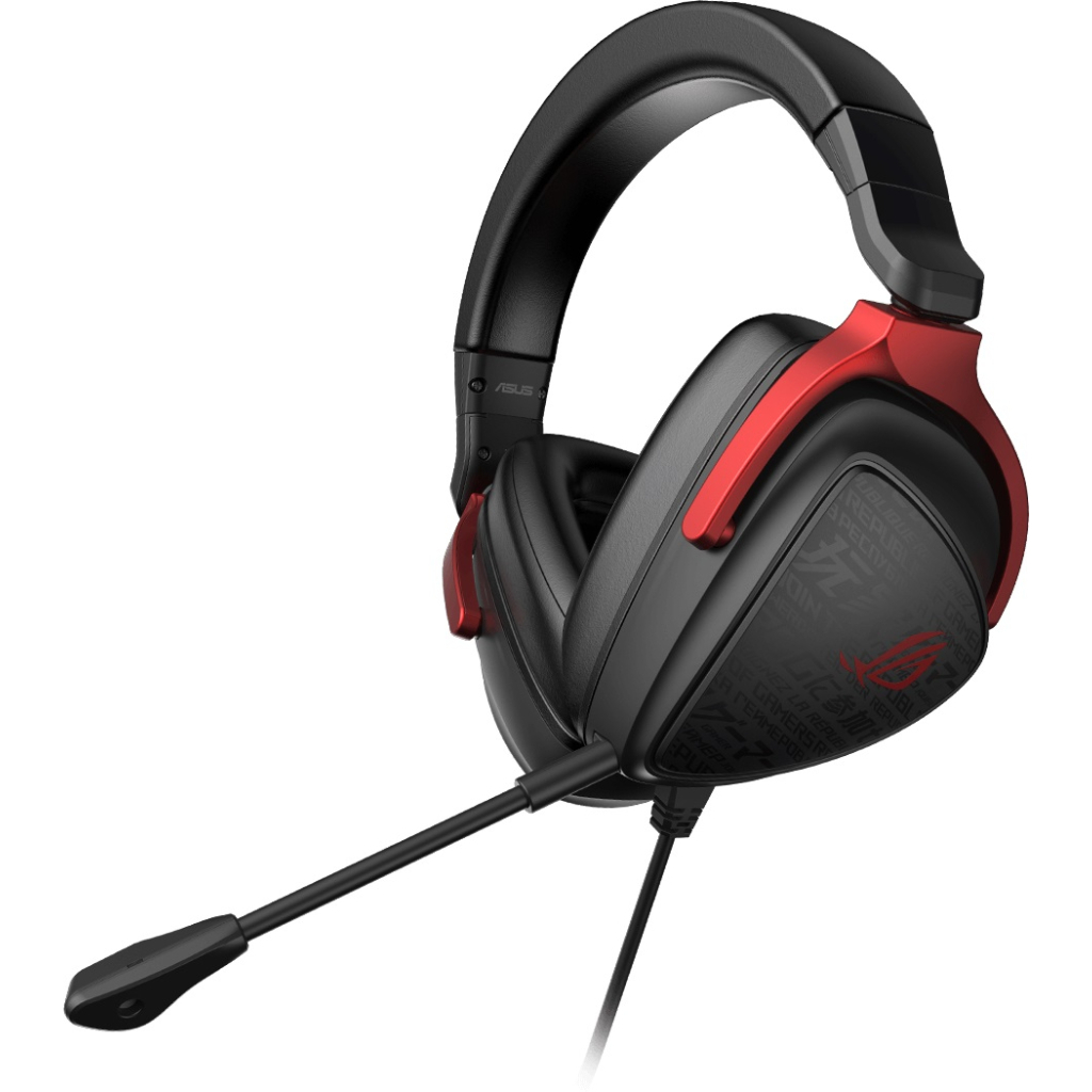 Навушники ASUS ROG Delta S Core 3,5мм Black/Red (90YH03JC-B1UA00) - зображення 1