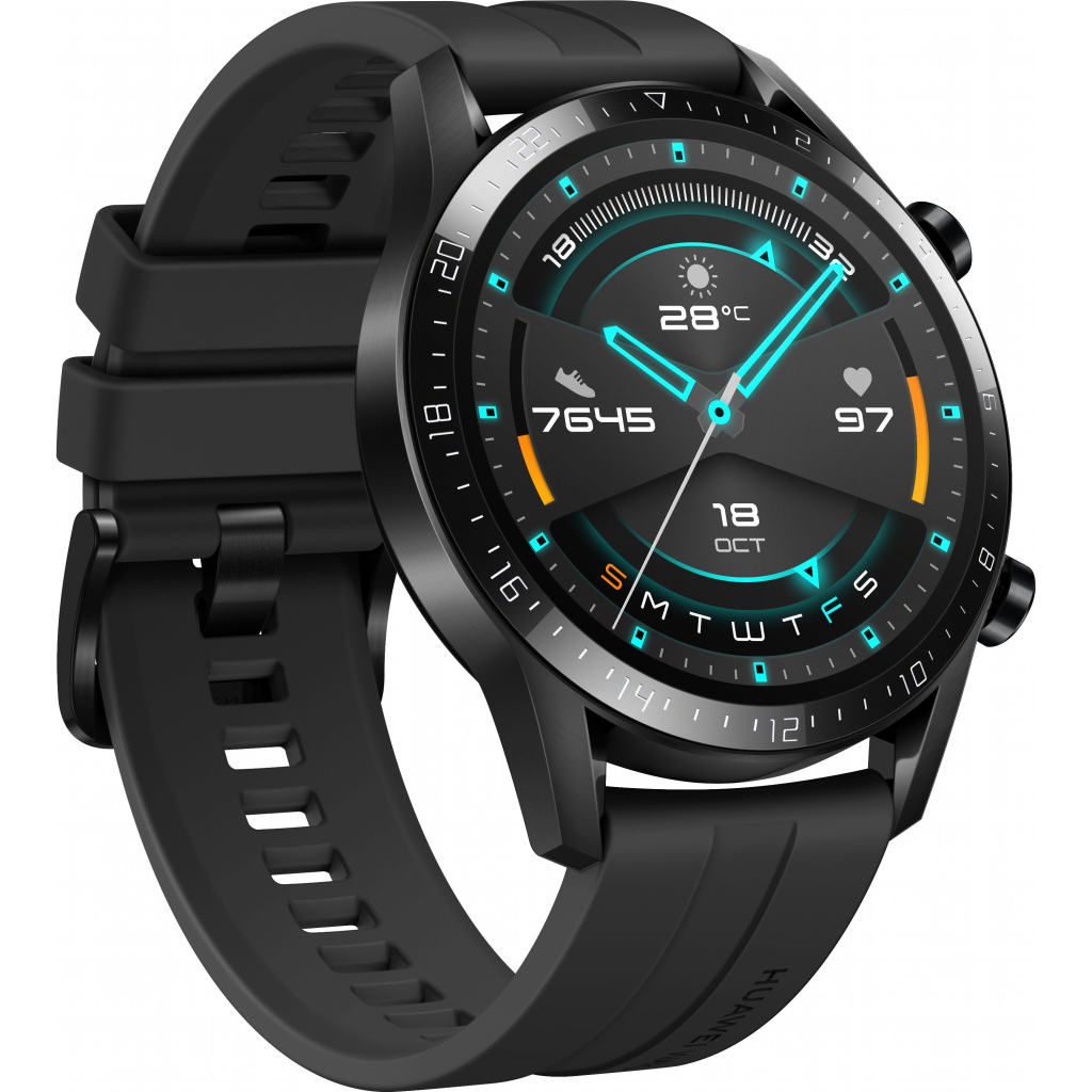 Смарт-годинник Huawei Watch GT 2 46mm Sport Black (Latona-B19S) SpO2 (55024474) - зображення 1