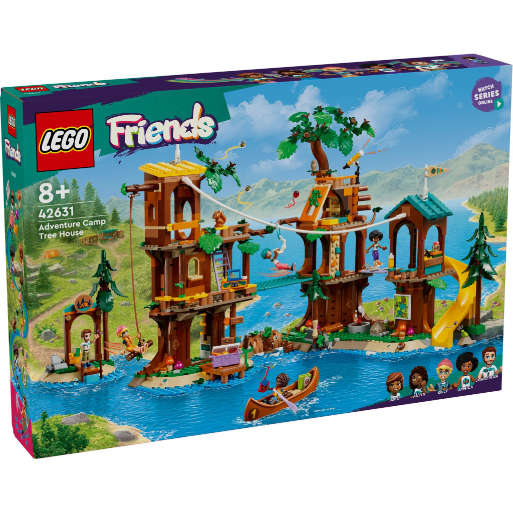 Конструктор LEGO Friends Будиночок на дереві у пригодницькому таборі (42631) - зображення 1