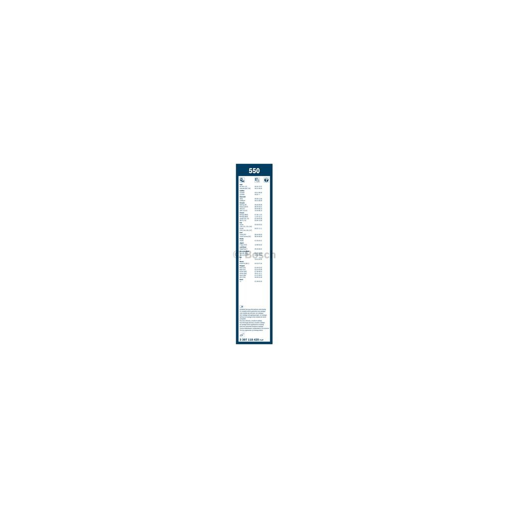 Щітка склоочисника Bosch 3 397 118 420 - зображення 3