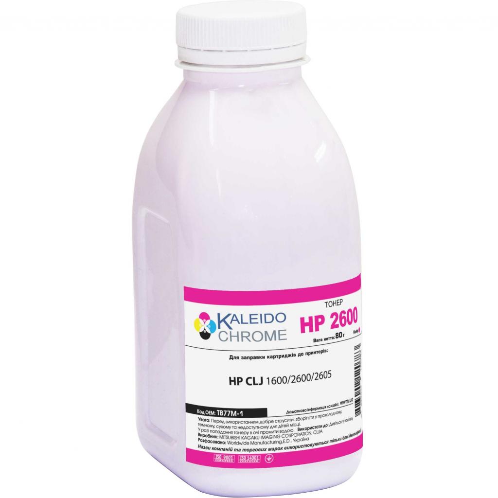 Тонер HP CLJ 1600/2600/2605 , 80г Magenta Kaleidochrome (TB77M-1) - зображення 1