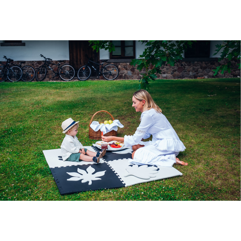 Дитячий килимок MoMi пазл Feli 120 х 120 cм Black (AKCE00028) - зображення 11