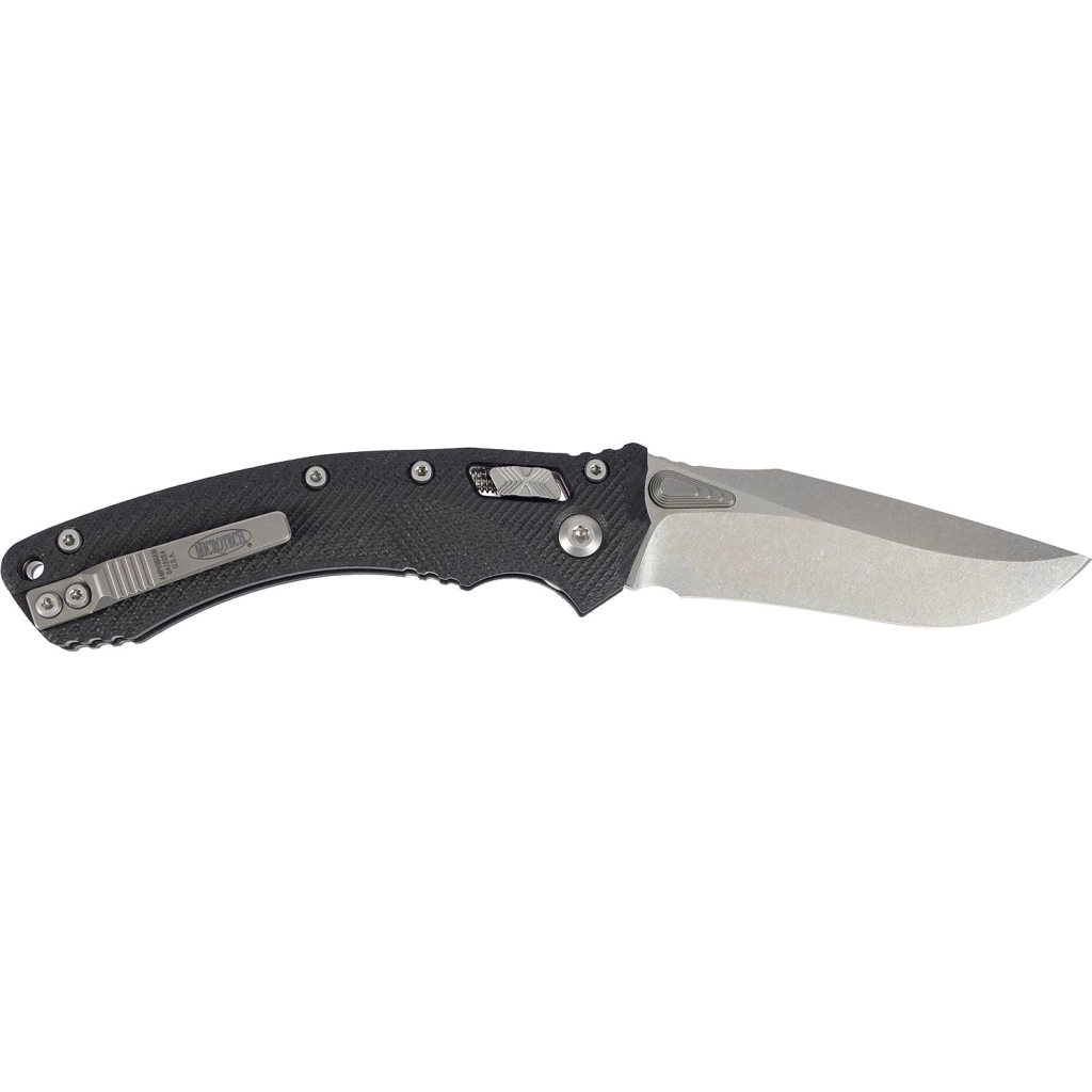 Ніж Microtech Amphibian Stonewash Black (137RL-10FLGTBK) - зображення 2