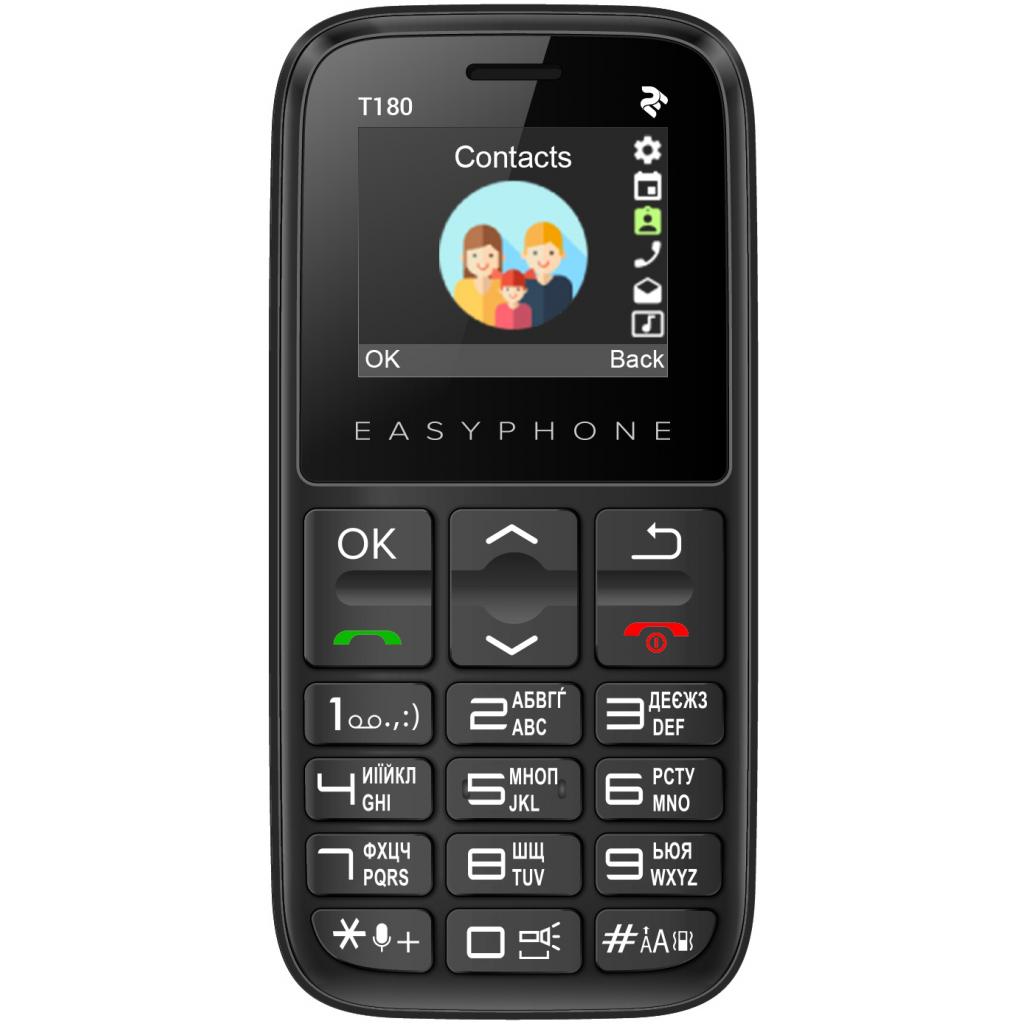 Мобільний телефон 2E T180 2020 Black (680576170064) - зображення 1
