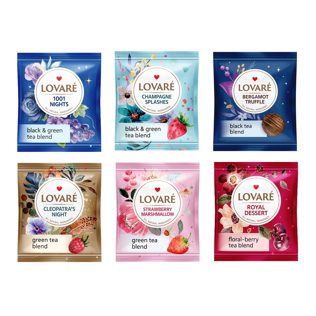 Чай Lovare Fest Tea Set 90 пакетиків асорті (lv.79907) - изображение 4