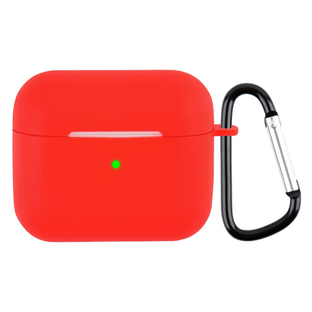 Чохол для навушників BeCover Silicon для Apple AirPods (3nd Gen) Red (707186) - зображення 2