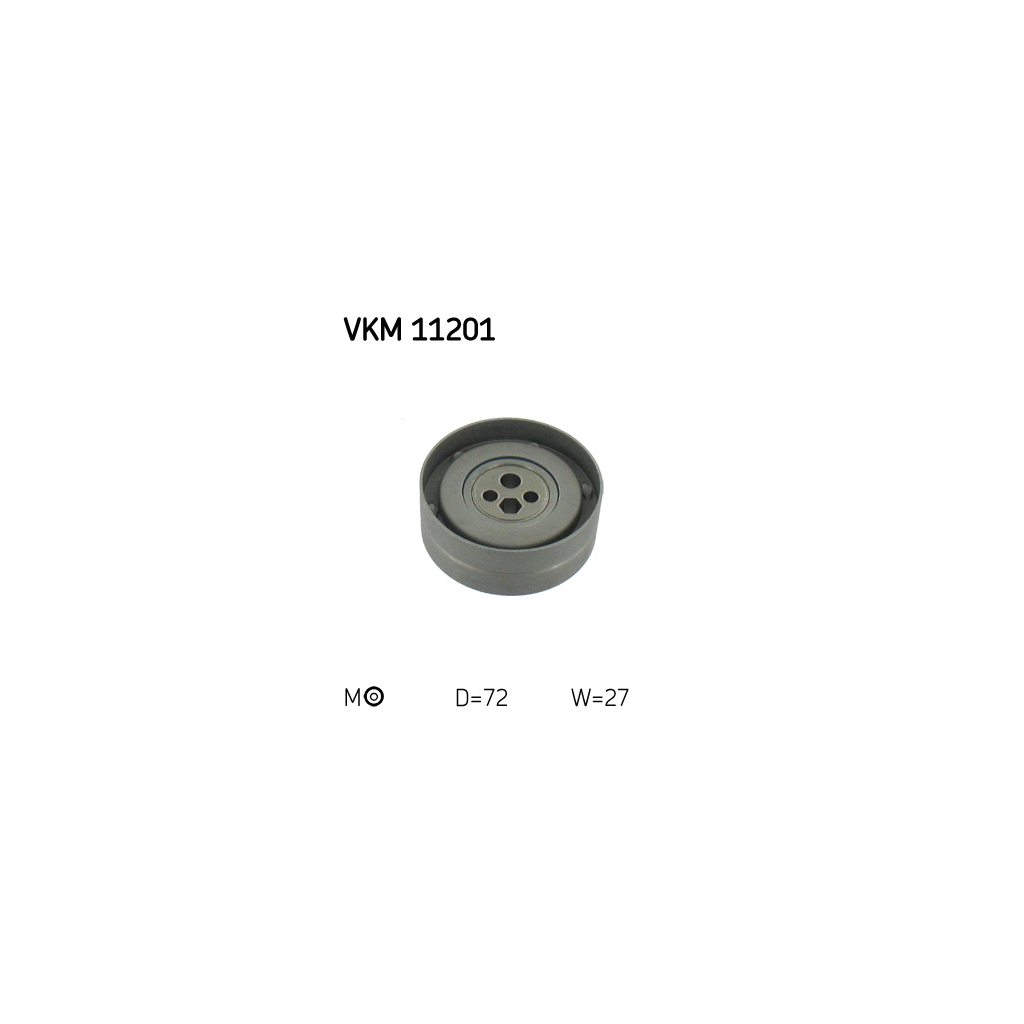 Ролик натягувача ременя SKF VKM 11201 - зображення 1