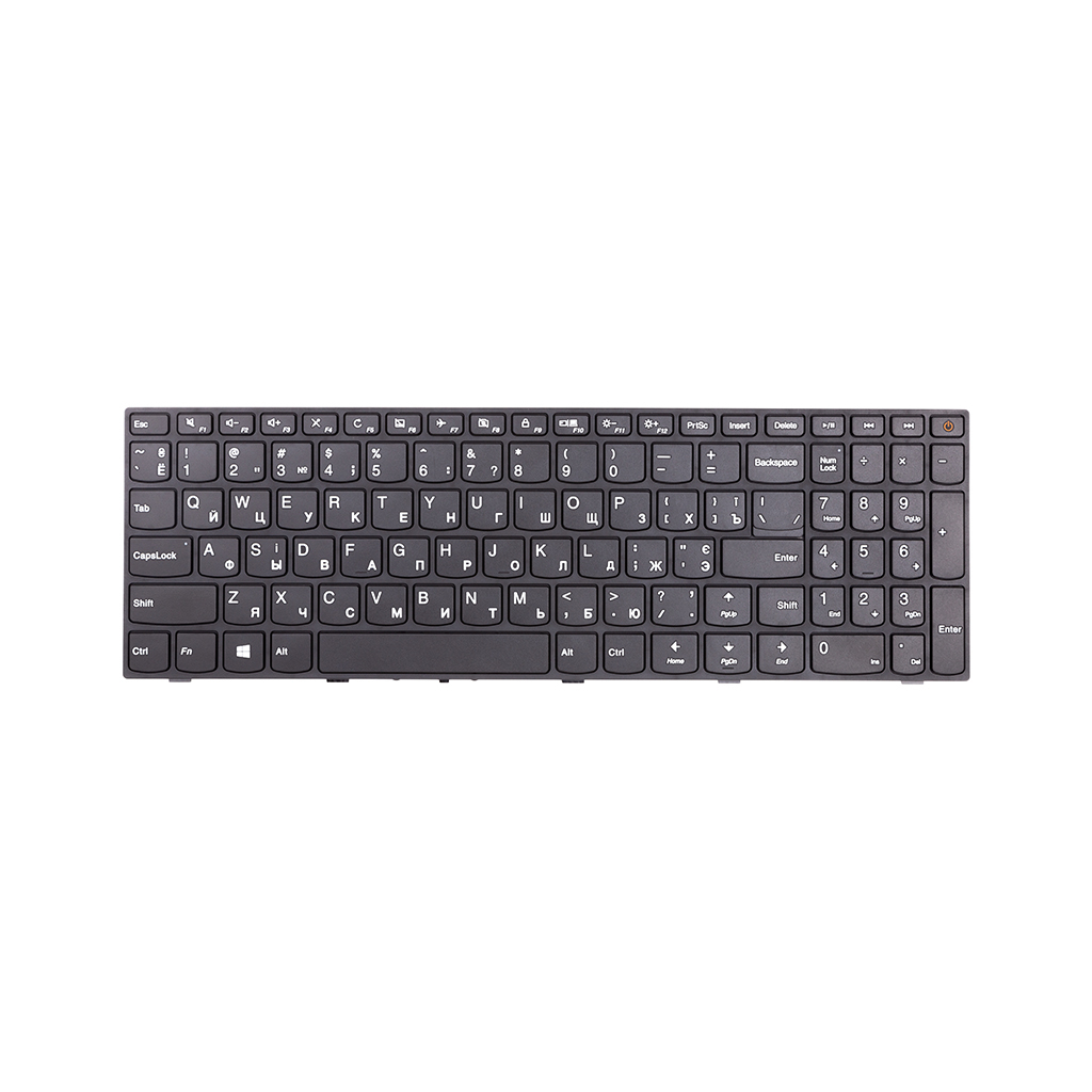 Клавіатура ноутбука Lenovo Ideapad 110-15Isk чорна (KB313075) - зображення 1