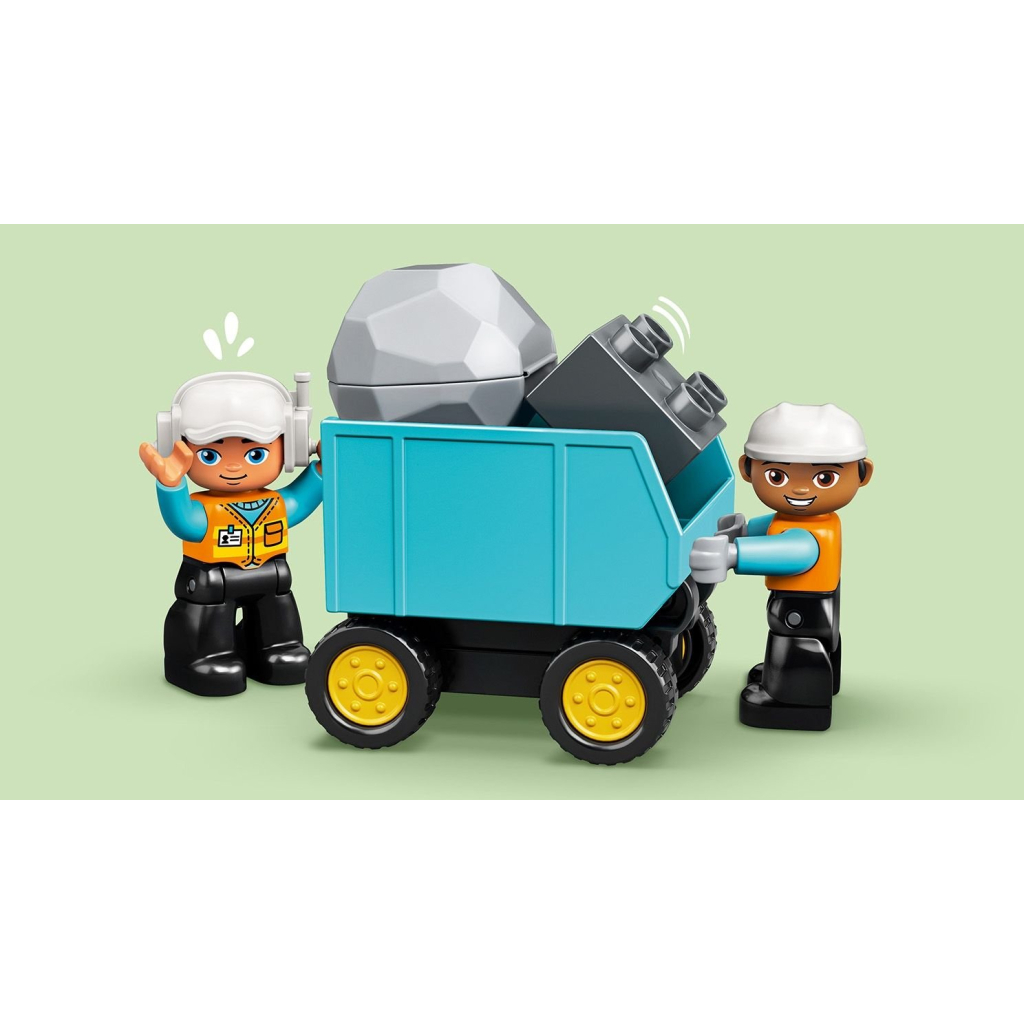 Конструктор LEGO Вантажівка і гусеничний екскаватор (10931) - изображение 12