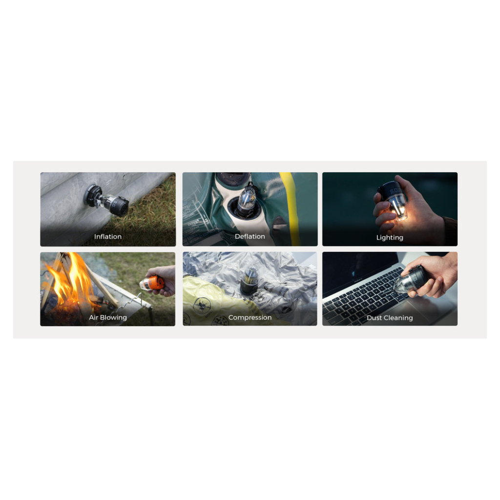 Ліхтар Flextail Max Pump 3 з функцією насосу чорний (MP3G650-BK-i) - зображення 8