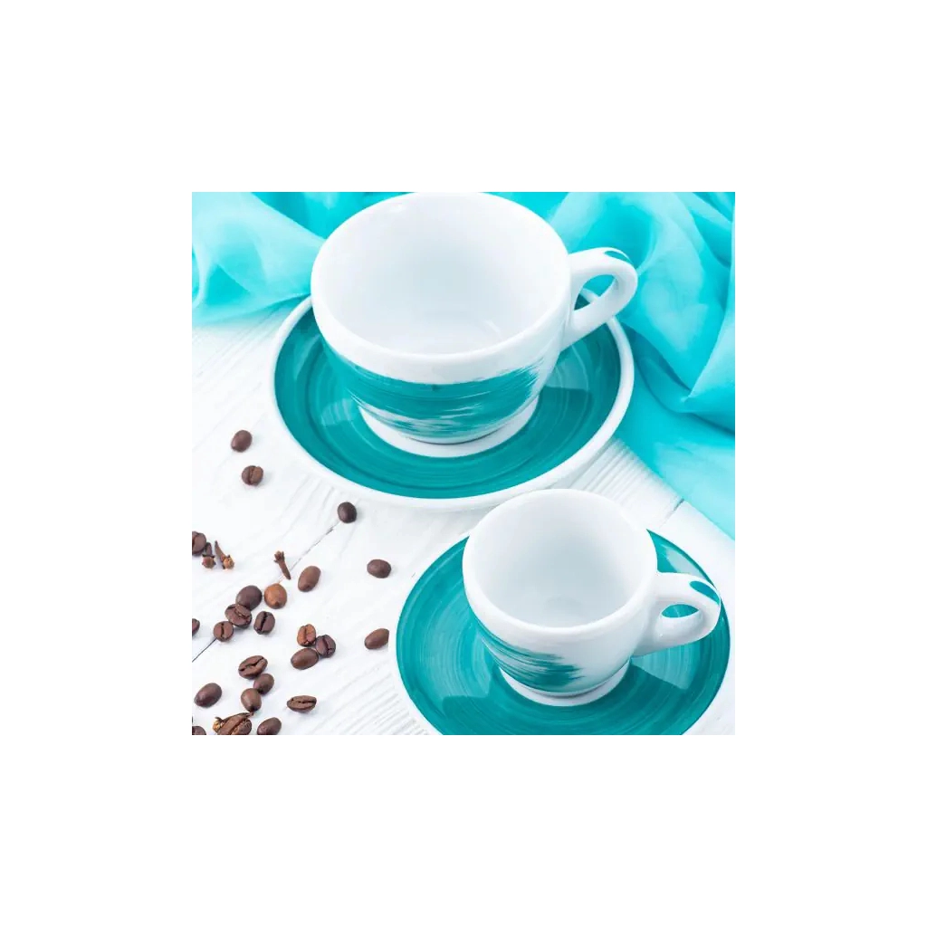 Чашка Ancap cappuccino large 260 мл, серія Verona Millecolori Green (38446) - зображення 3