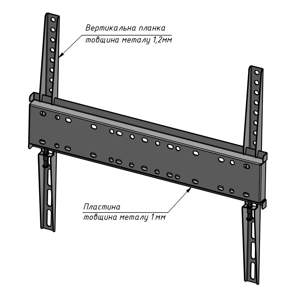 Кронштейн Sector TV4F Black - зображення 12