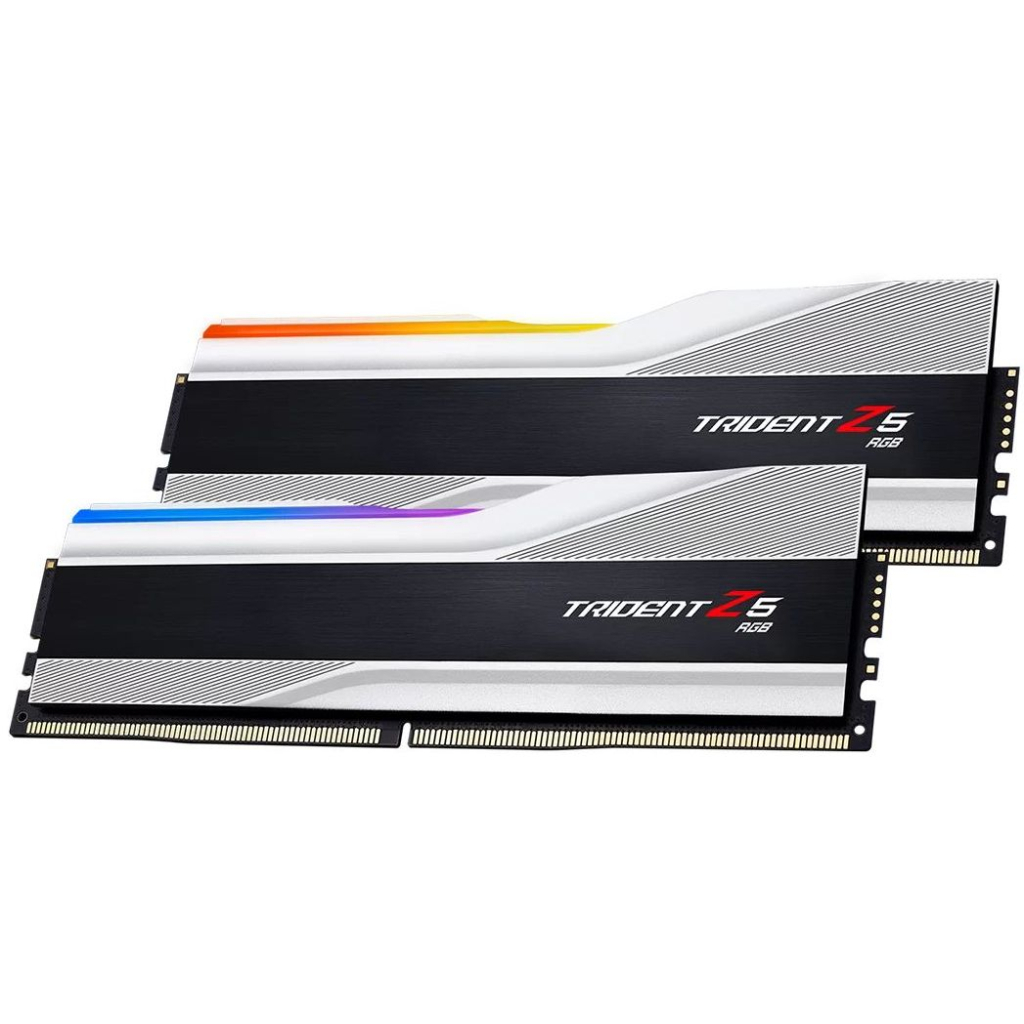 Модуль пам'яті для комп'ютера DDR5 32GB (2x16GB) 6800 Trident Z5 RGB Silver G.Skill (F5-6800J3445G16GX2-TZ5RS) - зображення 4