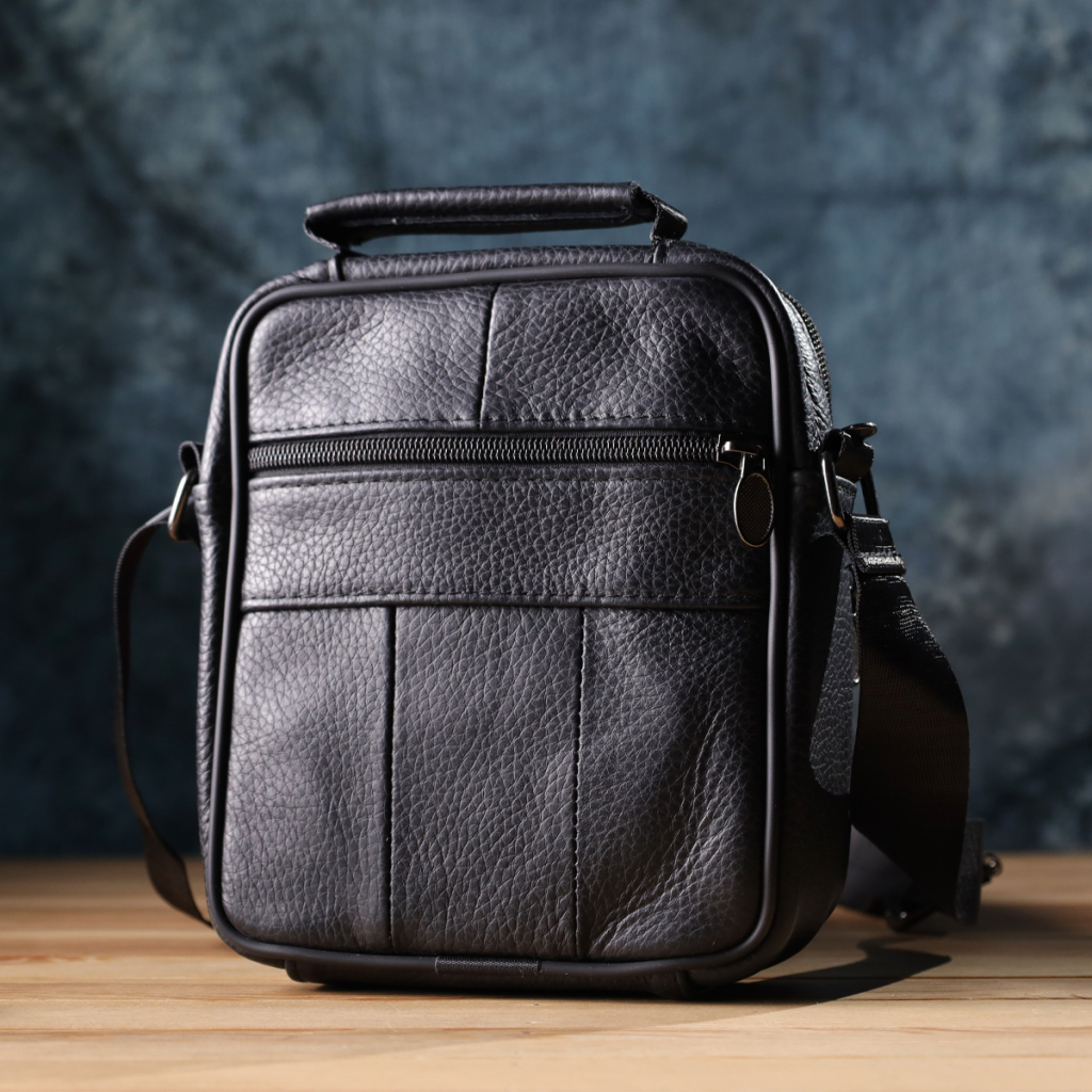 Сумка Vintage З натуральної шкіри Чорна (22864) - зображення 10