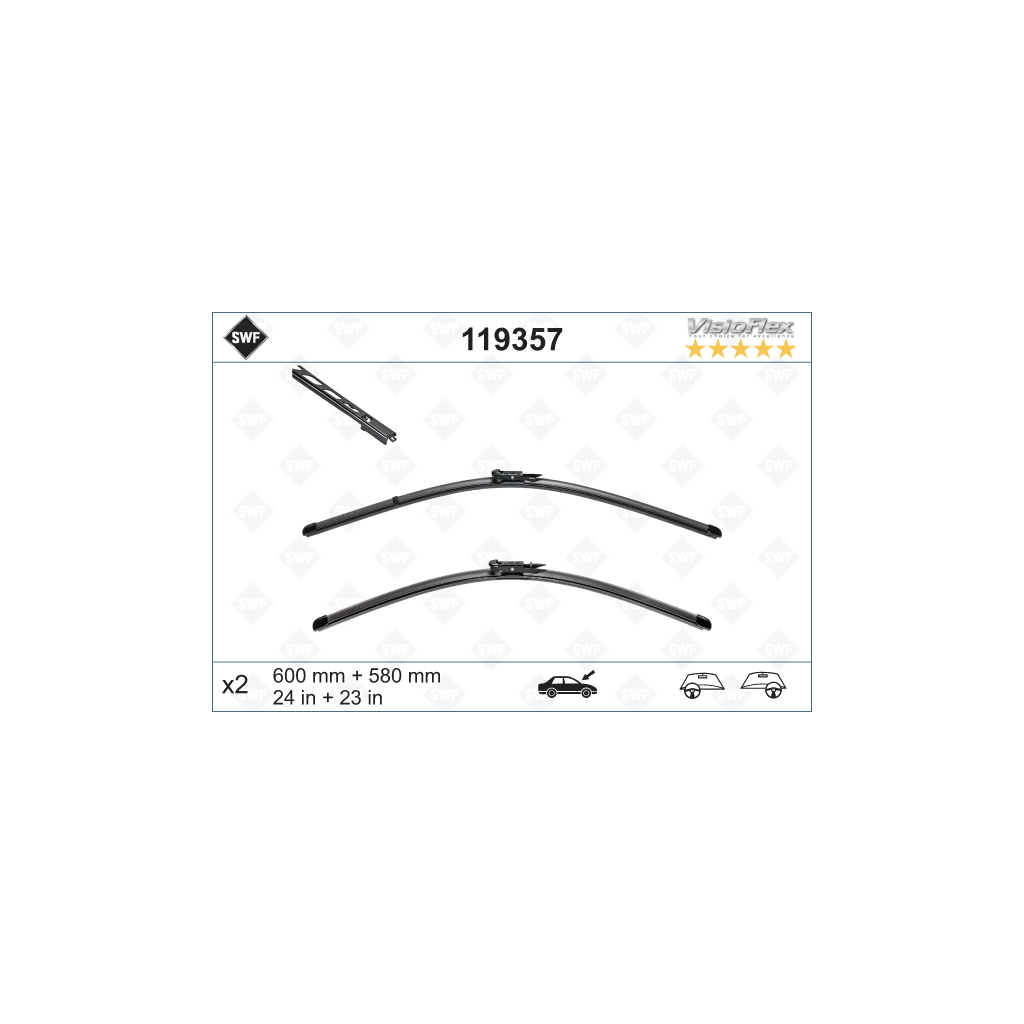 Щітка склоочисника SWF 119357 - зображення 1