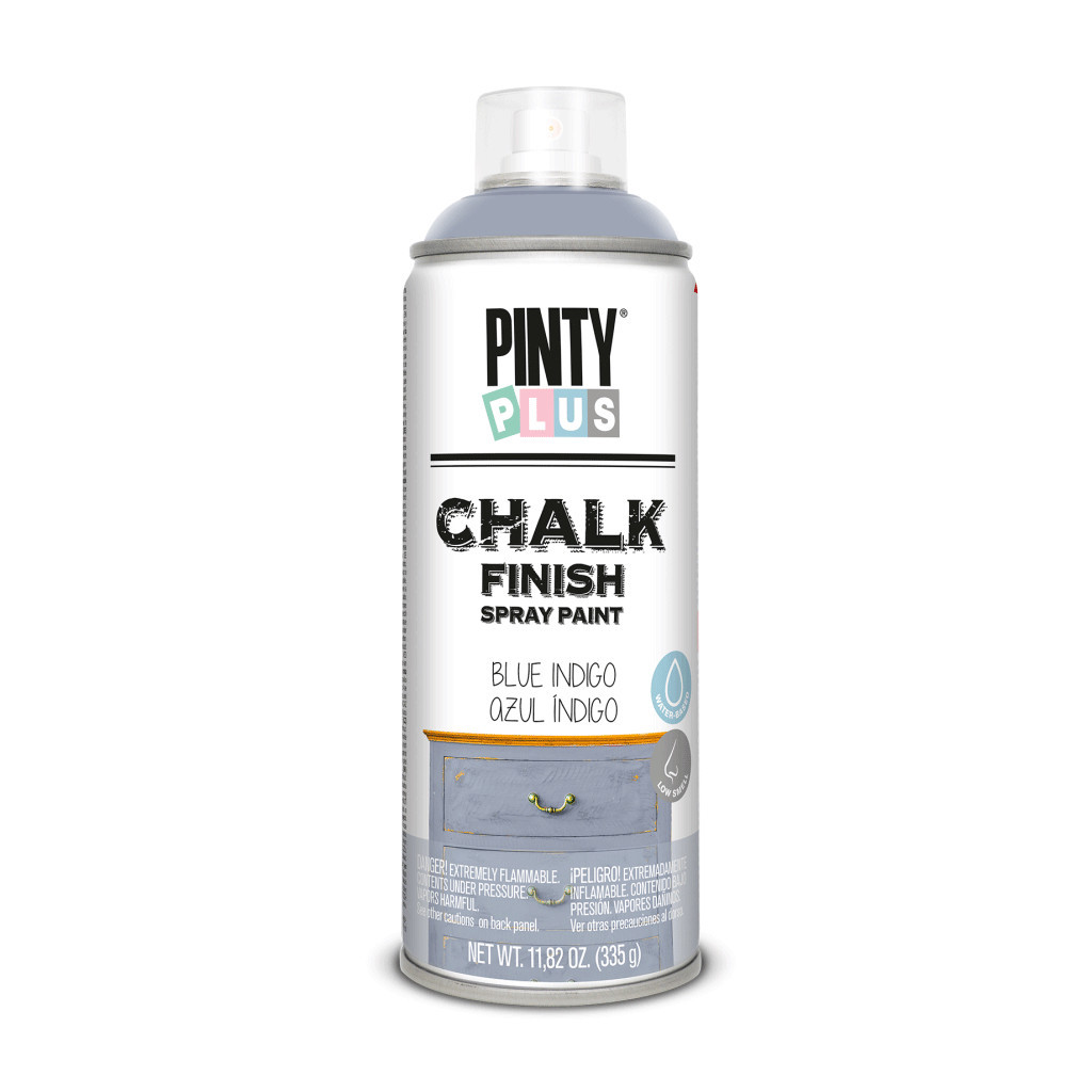 Фарба-аерозоль Pintyplus на водній основі Chalk-finish, Синій індиго, 400 мл (8429576231205) - зображення 1