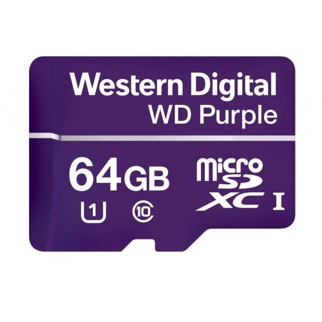 Карта пам'яті WD 64GB microSDXC class 10 UHS-I (WDD064G1P0A) - зображення 1