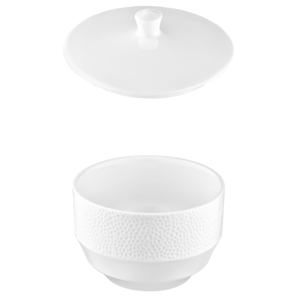 Цукорниця Ardesto Ancona, 10х9.2см, 220мл, порцеляна, біла (AR3561) - зображення 4