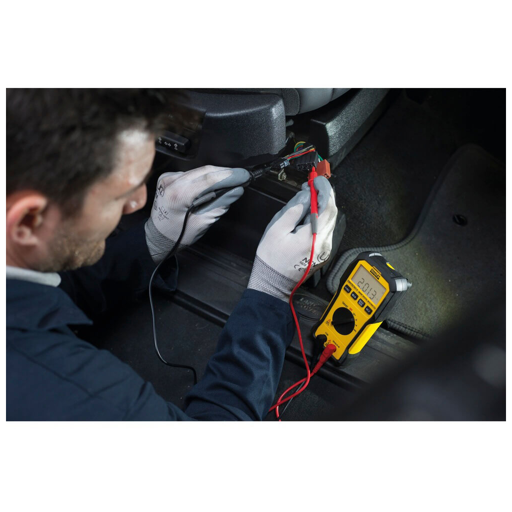 Цифровий мультиметр Stanley FATMAX, подвійний дисплей САТ ІІІ, до 600В, 10А (FMHT82563-0) - зображення 5