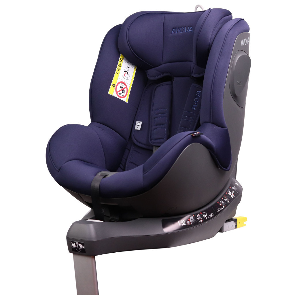 Автокрісло Avova Sperber-Fix i-Size 0-1 Atlantic Blue (4260621465039) - зображення 5