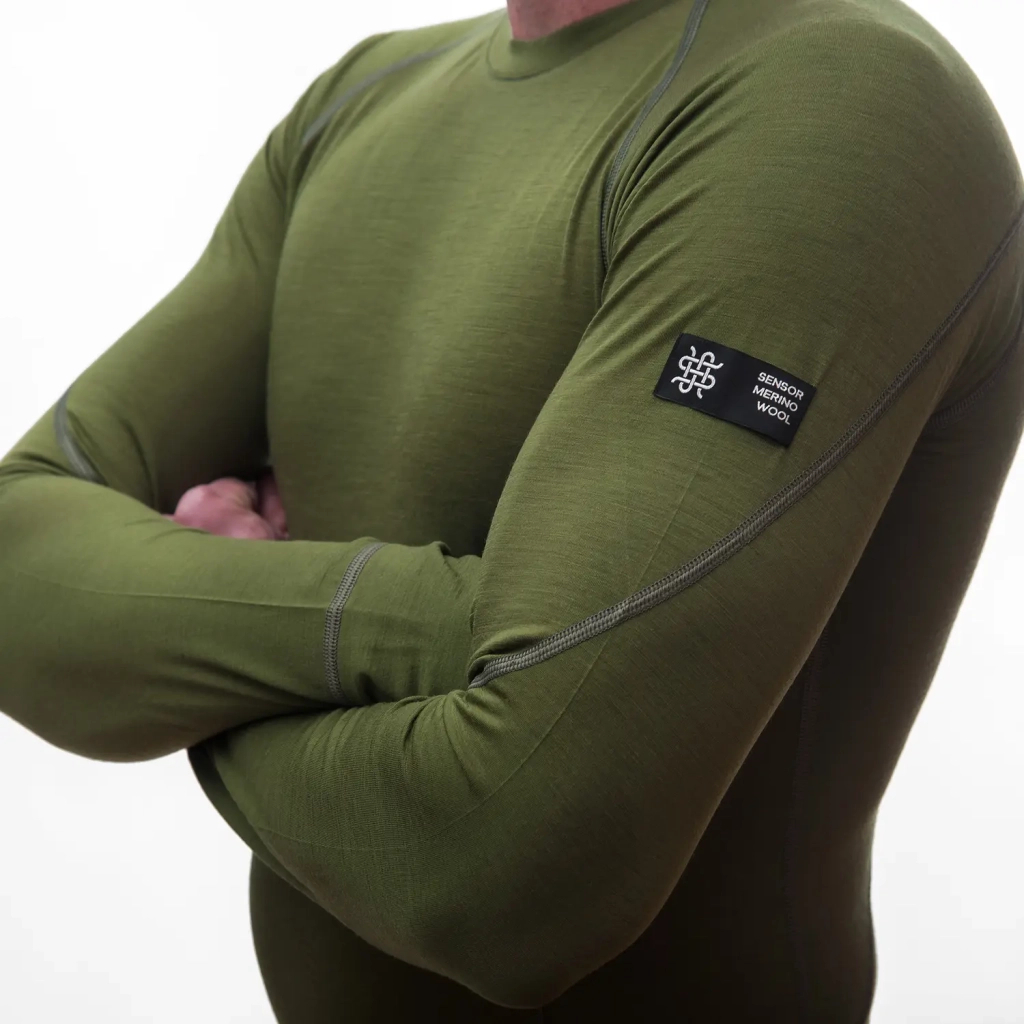 Термокофта Sensor Merino Active LS safari 17200019 M (SM11MA-safari-M) - зображення 5