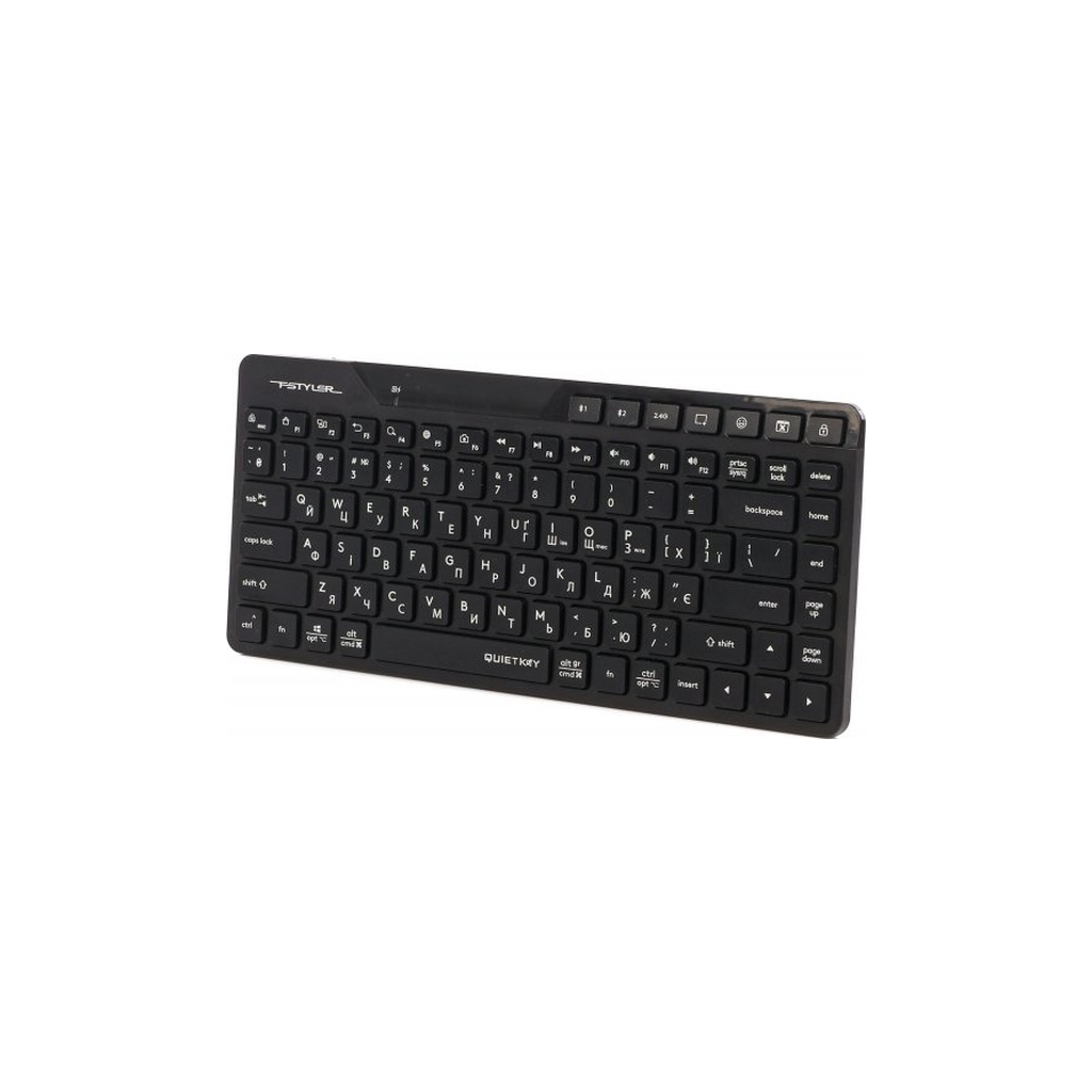 Клавіатура A4Tech FBK26C AS Wireless/Bluetooth Black (4711421000208) - зображення 2