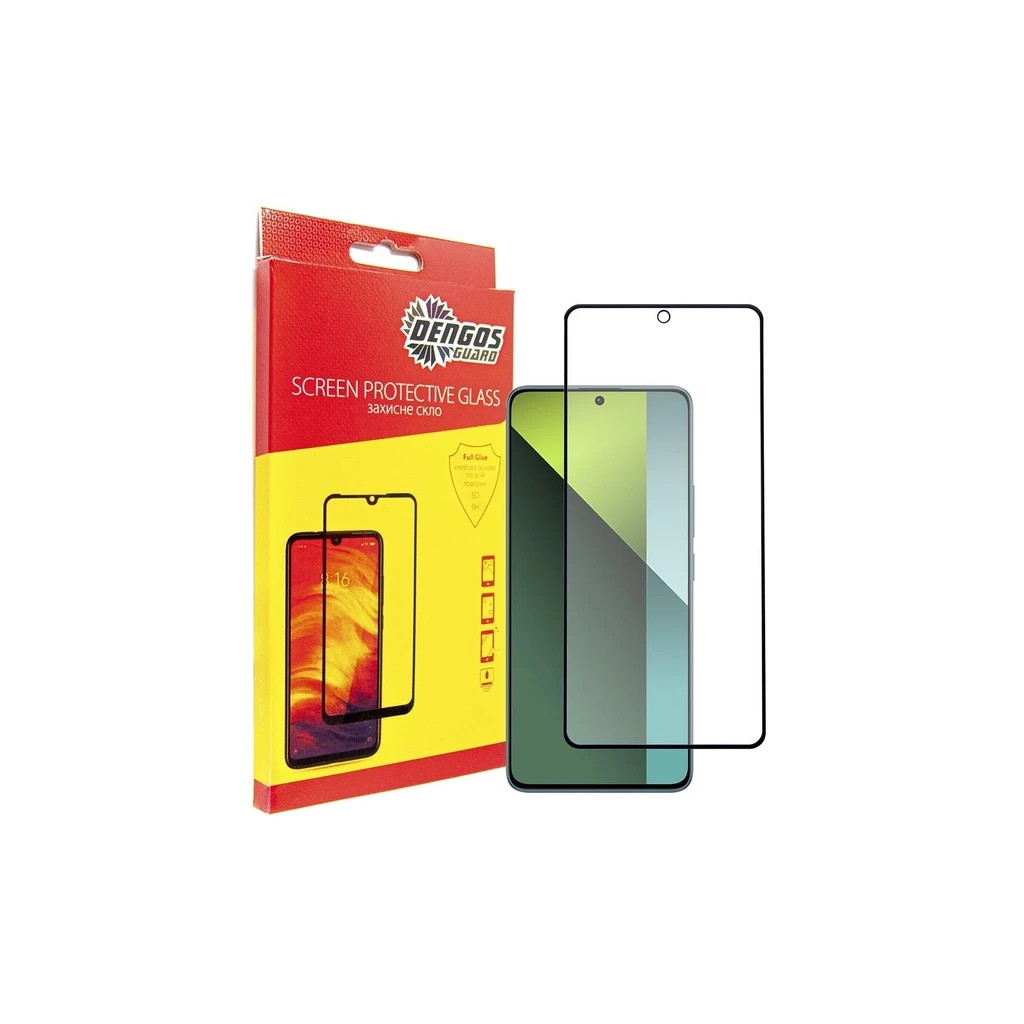 Чохол до мобільного телефона Dengos Kit for Xiaomi Redmi Note 13 Pro 5G case + glass (Black) (DG-KM-68) - зображення 4