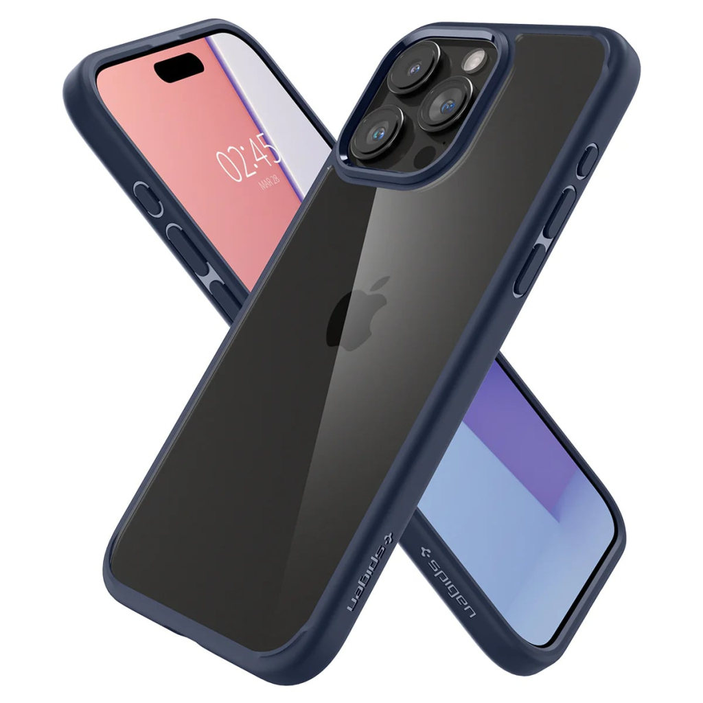 Чохол до мобільного телефона Spigen Apple iPhone 15 Pro Max Ultra Hybrid Navy Blue (ACS06573) - зображення 3