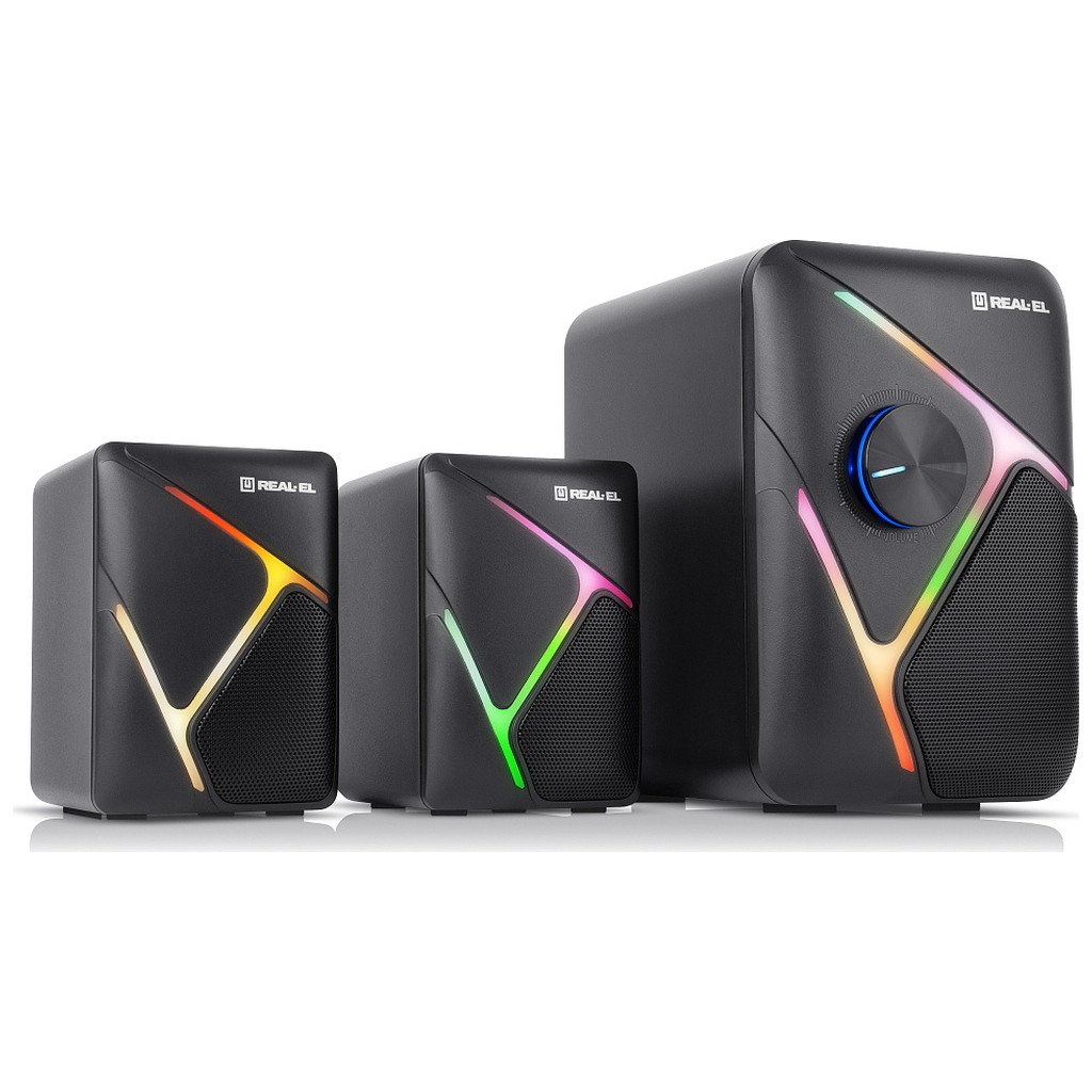 Акустична система REAL-EL M-320 Black (EL121300014) - зображення 5
