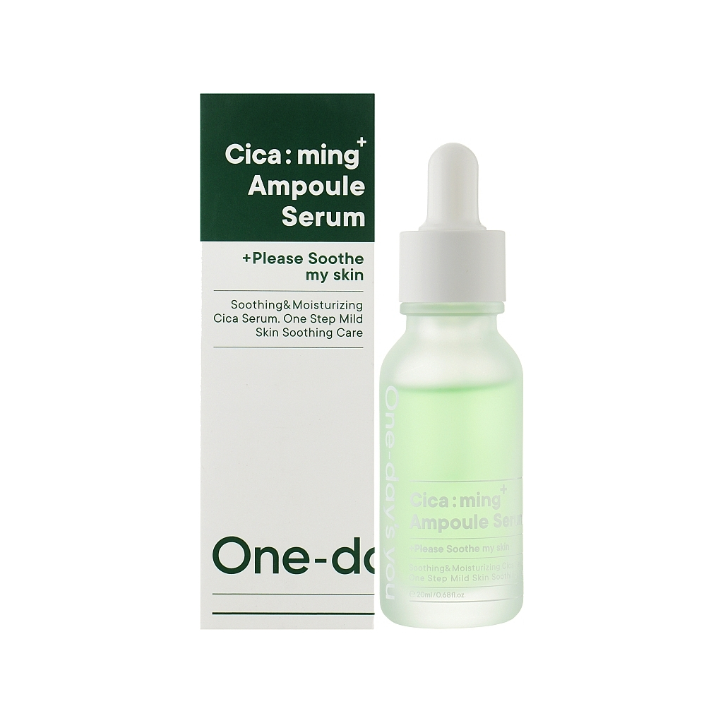 Сироватка для обличчя One-Days You Cica:ming Ampoule Serum 20 мл (8809452673242) - зображення 2