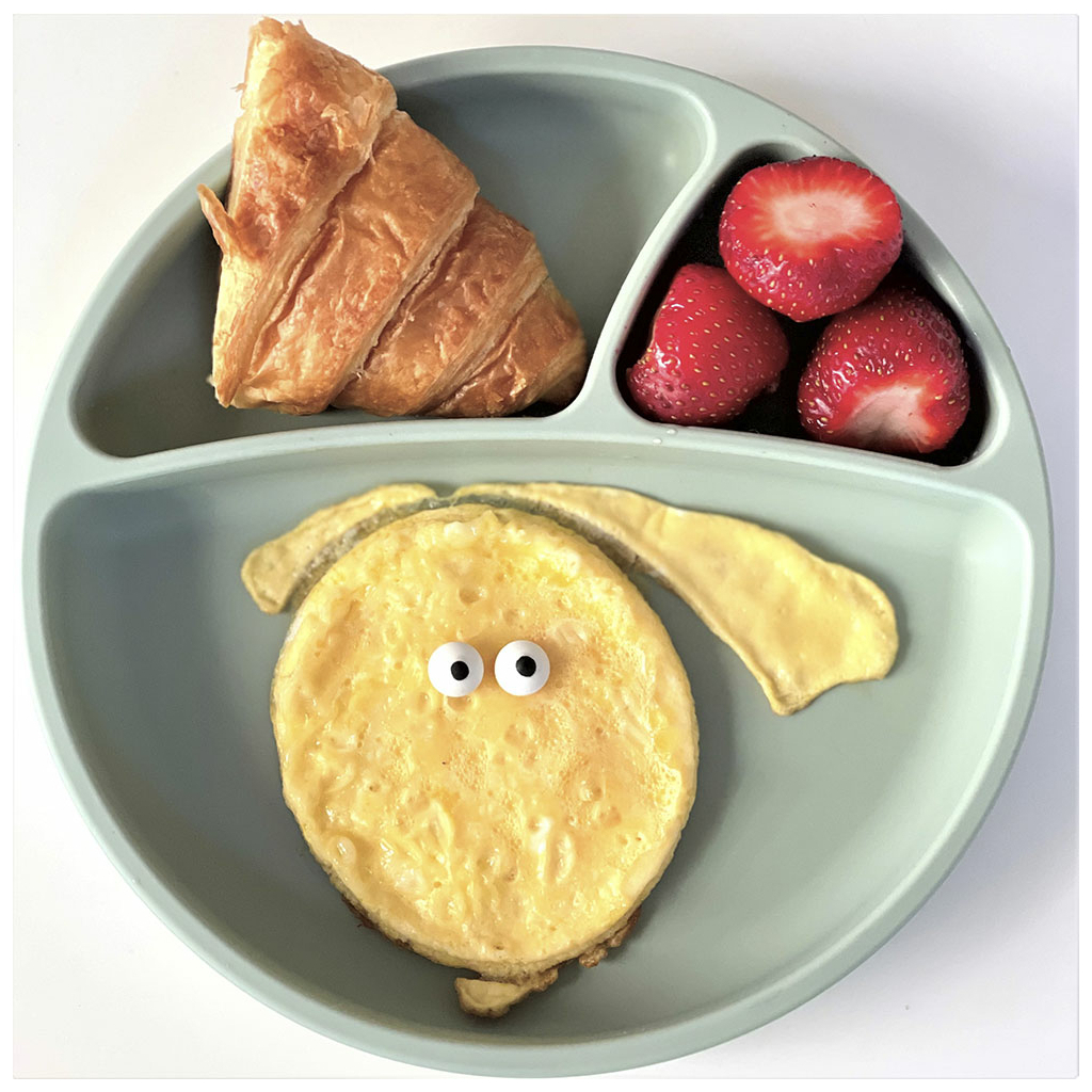 Тарілка дитяча MinikOiOi Portions секційна Mellow Yellow (101050006) - picture 9