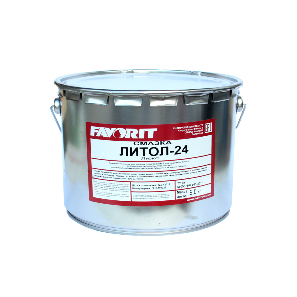 Мастило автомобільне FANFARO Літол-24 Люкс (9кг / відро) (FV261668-0009MM) - зображення 1