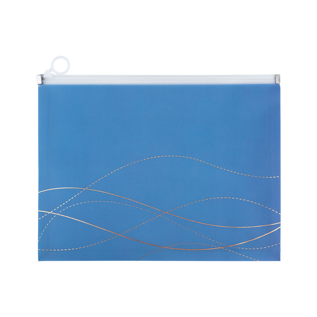 Папка на блискавці Axent zip-lock А4 Waves-2 (1497-41-A) - изображение 1