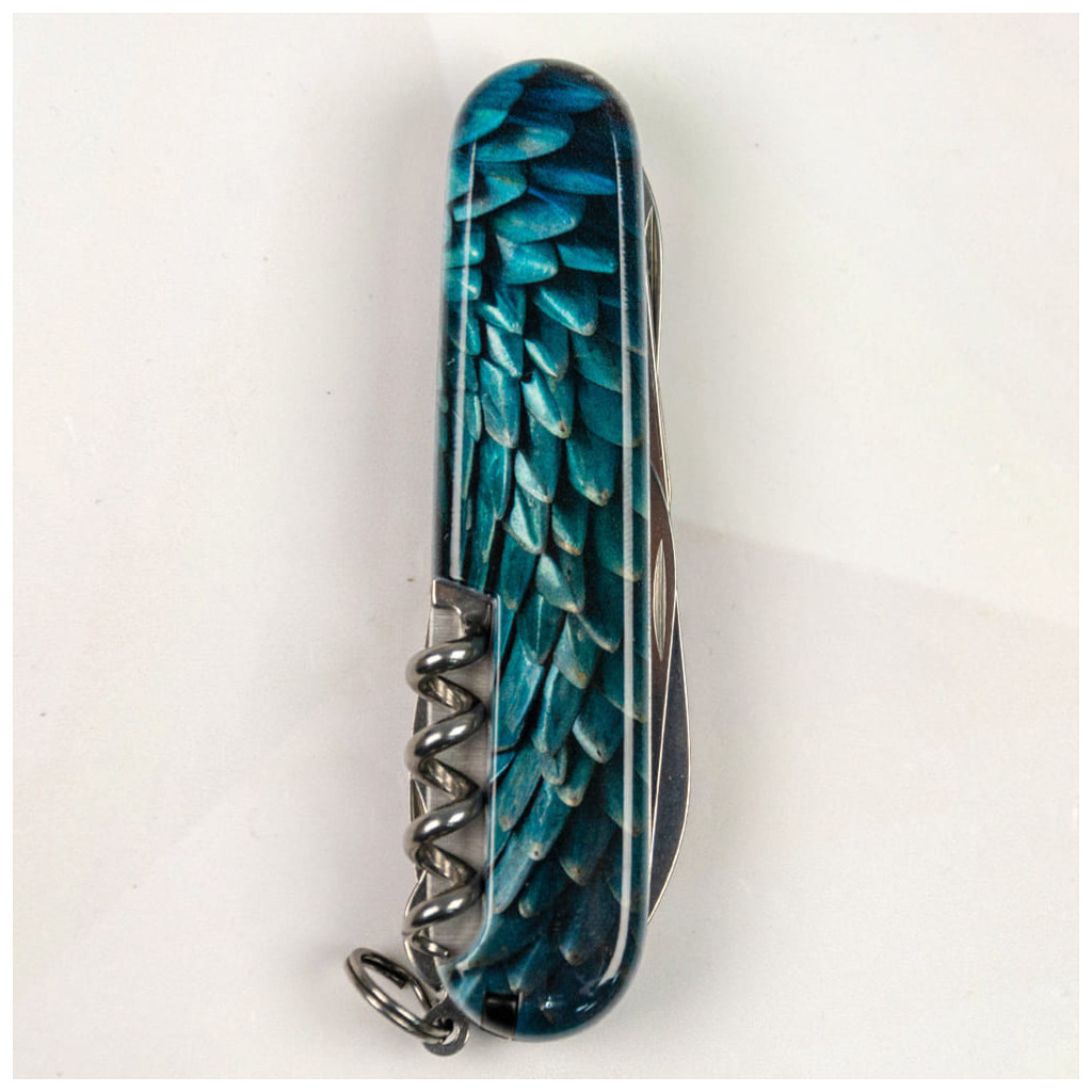 Ніж Victorinox Climber Zodiac Лазурний дракон (1.3703.3_Z3290p) - зображення 11