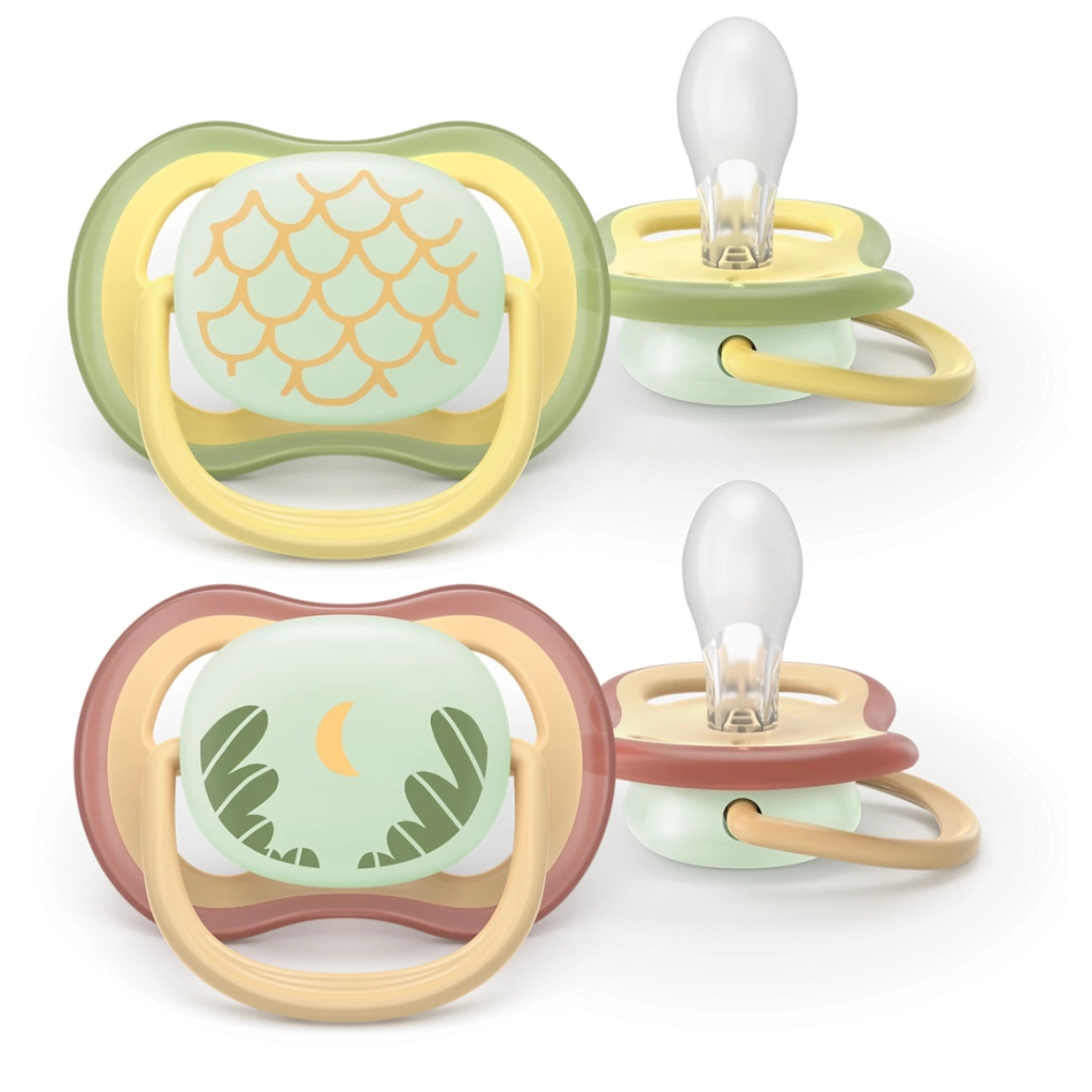 Пустушка Philips AVENT Ultra Air Нічна 0-6 місяців 2 шт (SCF376/27) - изображение 1