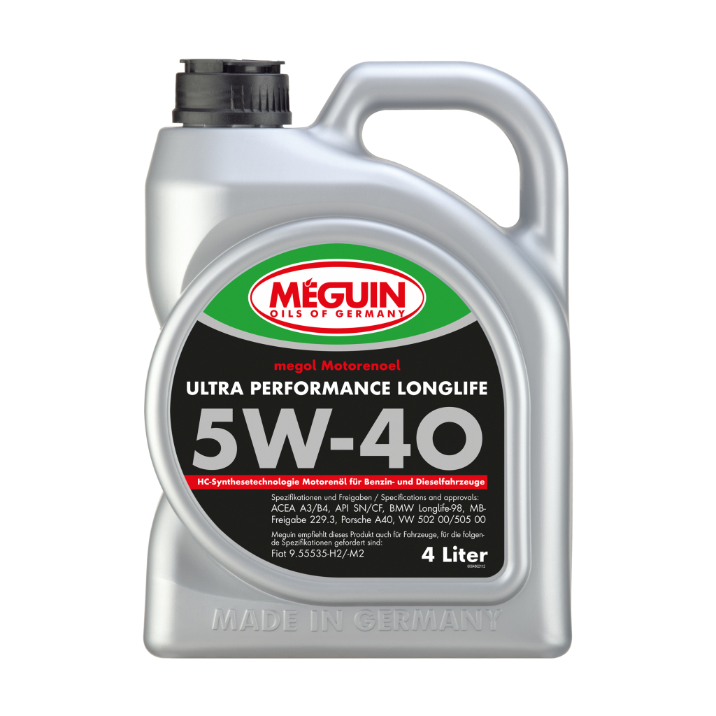 Моторна олива Meguin ULTRA PERFORMANCE LONGLIFE SAE 5W-40 4л (6486) - изображение 1