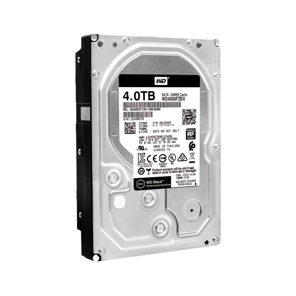 Жорсткий диск 3.5" 4TB WD (# WD4005FZBX #) - зображення 1