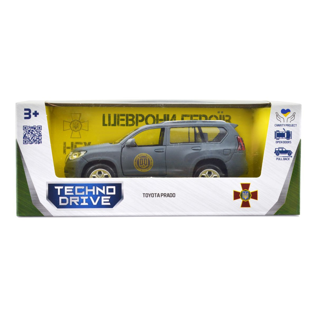 Машина TechnoDrive серії Шеврони Героїв - Toyota Prado - Кара-Даг (KM6189) - зображення 6