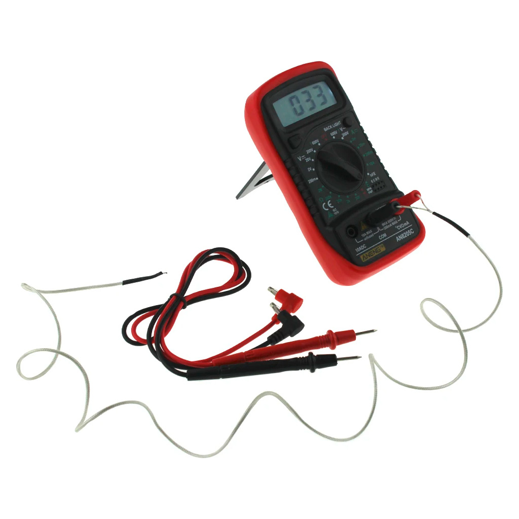 Цифровий мультиметр ANENG AN8205C, V, A, R, T, функция hFE (AN8205C) - зображення 3