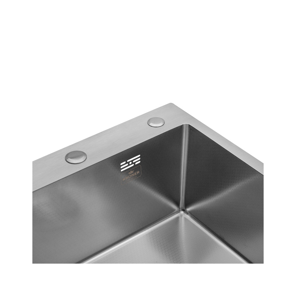 Мийка кухонна Kroner KDBrush5050HM (CV027234) - зображення 6