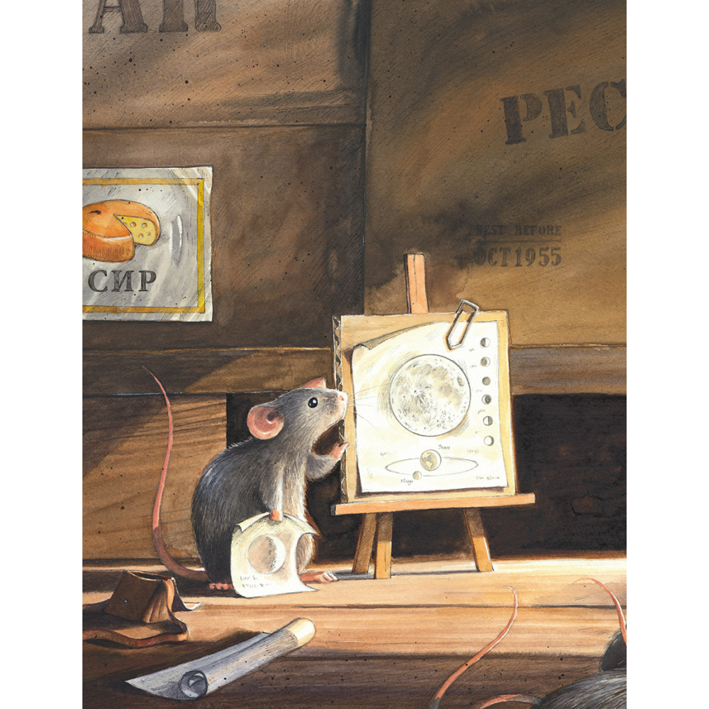 Книга Армстронґ. Неймовірні пригоди Мишеняти, яке літало на Місяць - Торбен Кульман Видавництво Старого Лева (9786176793823) - зображення 9